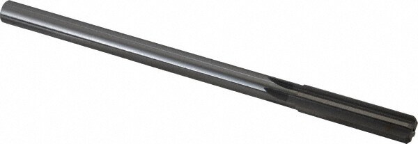 Made in USA 470-0.4980 Chucking Reamer: 0.498" Dia, 8" OAL, 2" Flute Length, Straight Shank, High Speed Steel Image