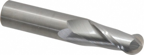 OSG 402-7500-BN Ball End Mill: 0.75" Dia, 1.5" LOC, 2 Flute, Solid Carbide Image