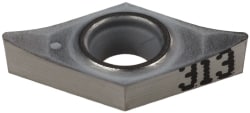 Turning Insert: DCGT2151HP K313, Solid Carbide