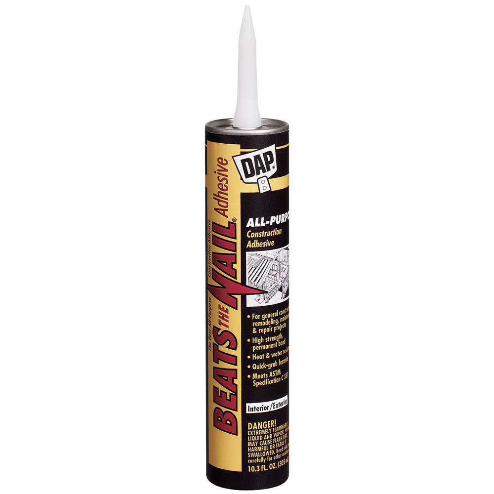 10.31 fl oz Cartridge Synthetic Rubber Construction Adhesive
