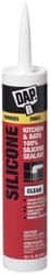 Joint Sealant: 10.1 oz Tube, Clear, RTV Silicone