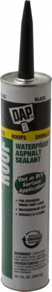 Joint Sealant: 10.1 oz Cartridge, Black, Asphalt