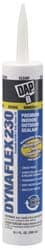 Caulk: 10.1 oz Cartridge, Clear, Acrylic & Latex