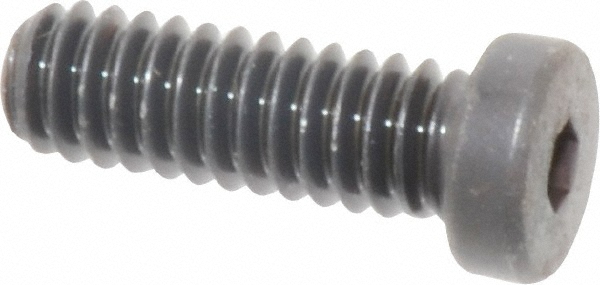 Made in USA 20042 Low Head Socket Cap Screw: 1/4-20, 3/4" Length Under Head, Low Socket Cap Head, Hex Socket Drive, Alloy Steel, Black Oxide Finish Image