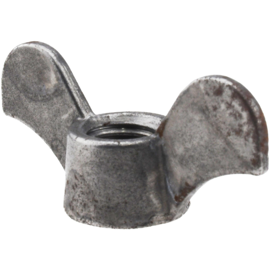 Made in USA | Value Collection 1/2-13 UNC, Uncoated, Iron Standard Wing Nut - Grade 32510, 2-1/4" Wing Span, 1" Wing Span, 13/16" Base Dia | Part