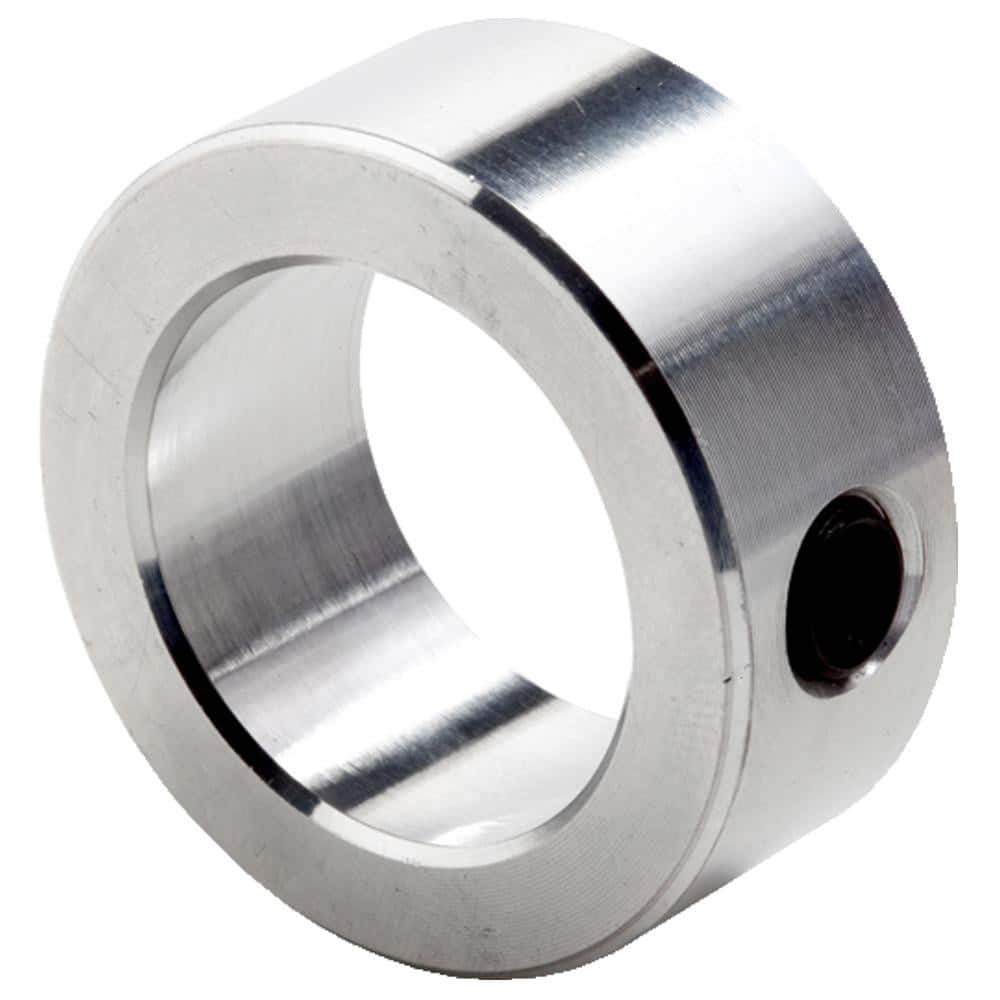 Climax Metal Products C-150-A Shaft Collar: Solid Set Screw, 1.5" Bore Dia, 2-1/4" OD, Aluminum 