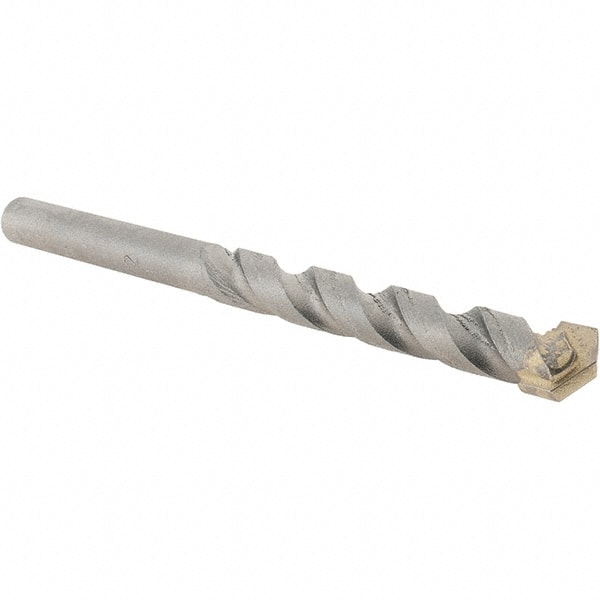 1/2" Diam, Straight Shank, Carbide-Tipped Rotary & Hammer Drill Bit