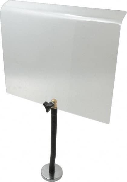 Base & Shield: Plastic, 10" Wide, 12" Long, 1/8" Thick