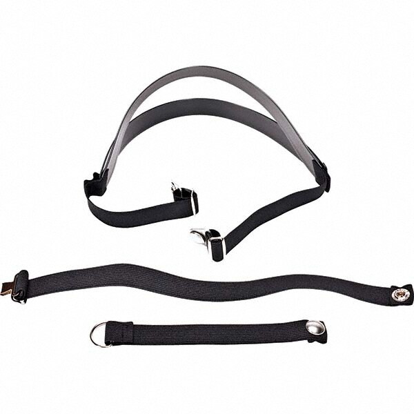 Facepiece Head Harness: Silicone, Black