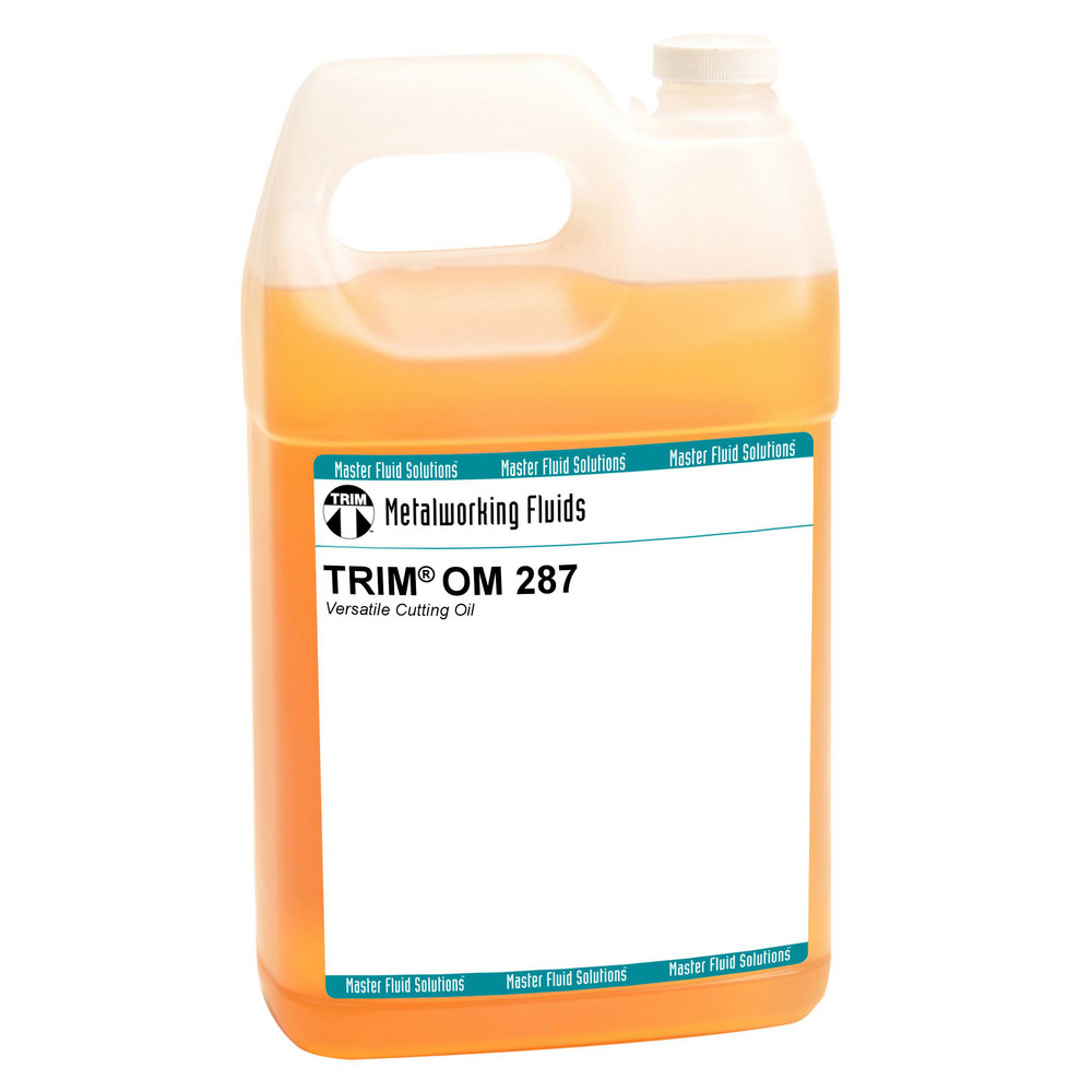 Cutting Fluid: TRIM OM 287, Oil-Based, 1 gal Jug - For Ferrous & Non-Ferrous Metal