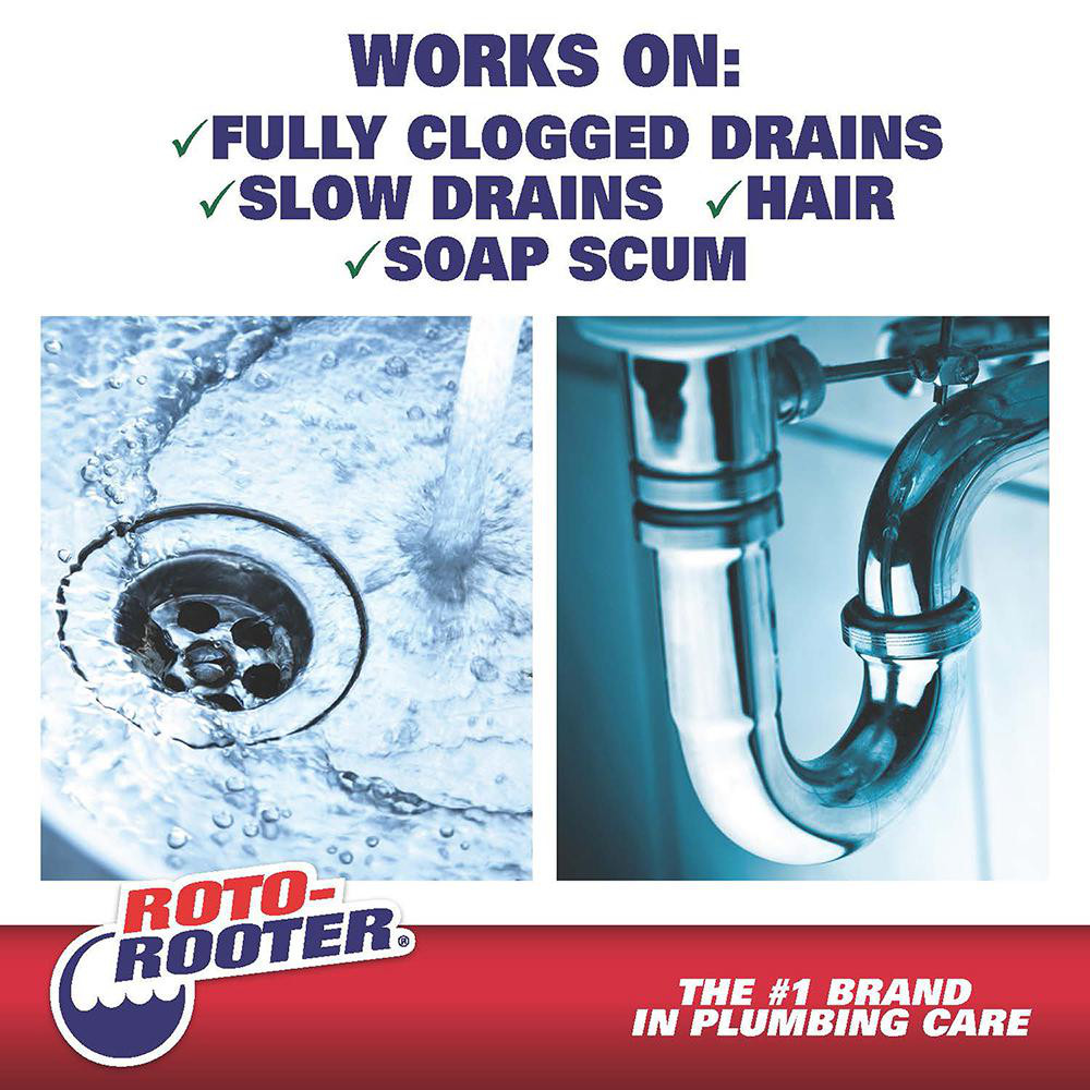 Roto Rooter RotoRooter Hair Clog Remover is a professional strength