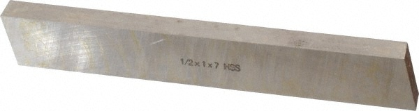 Value Collection 361-0125 Tool Bit Blank: 1/2" Width, 1" Height, 7" OAL, M2, High Speed Steel, Rectangle Image