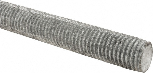 Made in USA 85156 Threaded Rod: 7/8-9, 6 Long, Low Carbon Steel Image