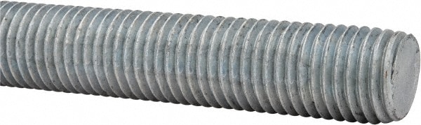 Made in USA 85166 Threaded Rod: 1-8, 6 Long, Low Carbon Steel Image