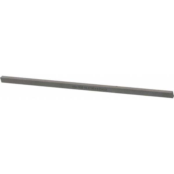 Value Collection 360-0039 Tool Bit Blank: 1/4" Width, 1/4" Height, 8" OAL, M2, High Speed Steel, Square Image