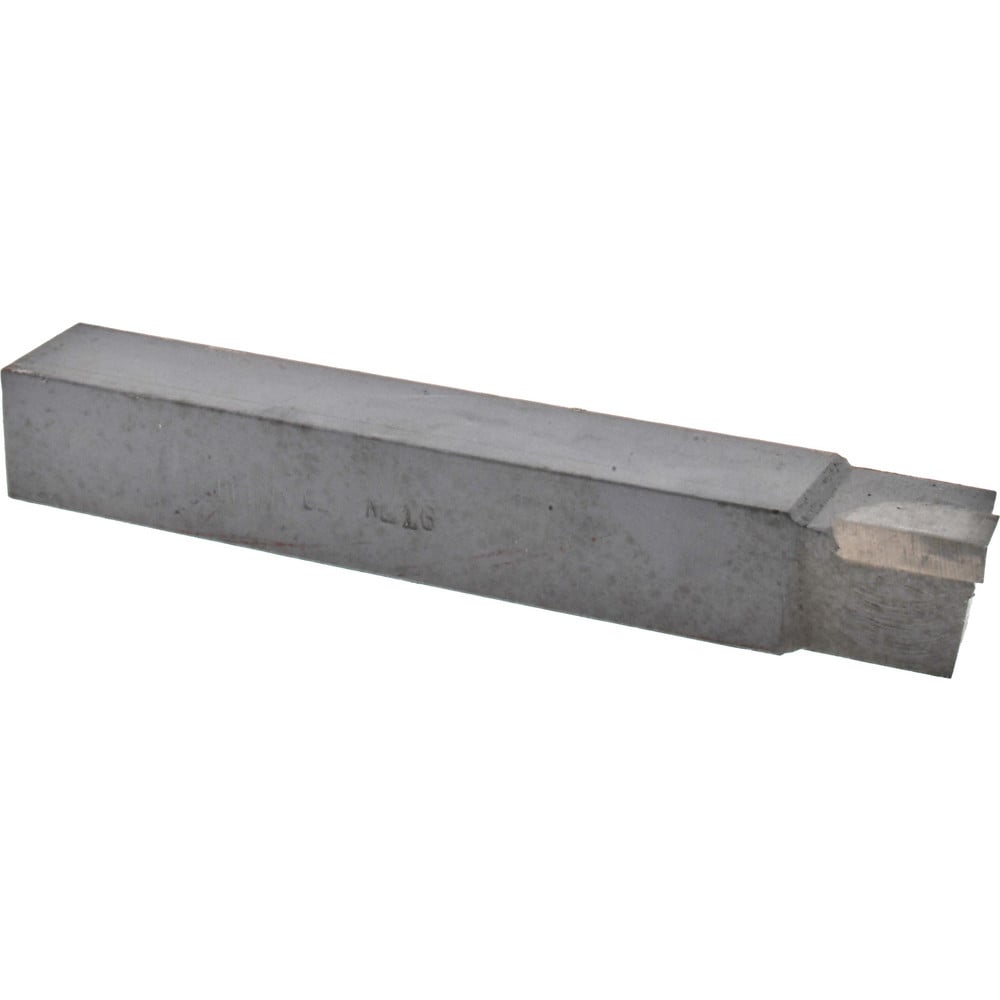 Single-Point Tool Bit: AL-16, 1" Shank Height, 1" Shank Width, C2 Solid Carbide Tip, Left Hand