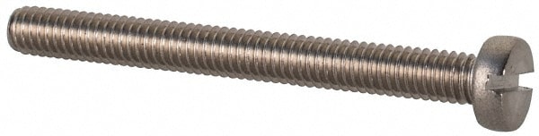 Value Collection MASLM00250025CP Machine Screw: Fillister Head, Slotted Image