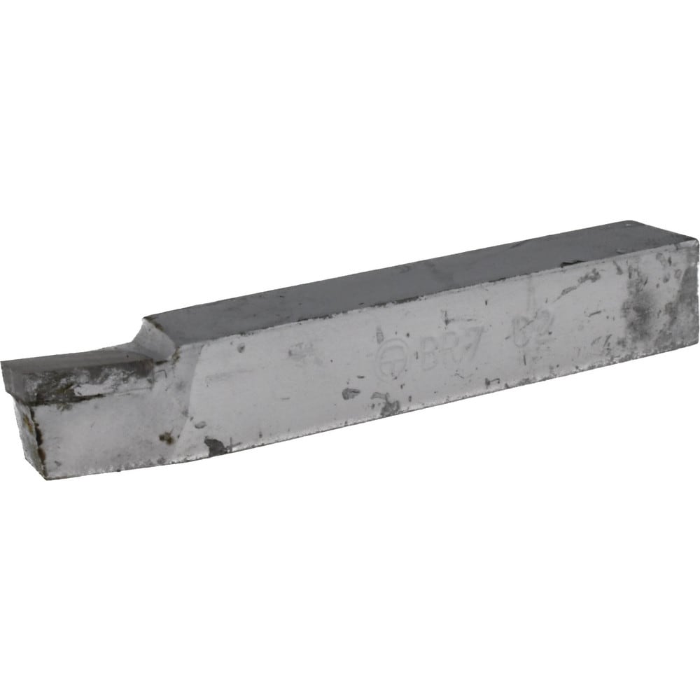 Single-Point Tool Bit: BR-7, 7/16" Shank Height, 7/16" Shank Width, C2 Solid Carbide Tip, Right Hand