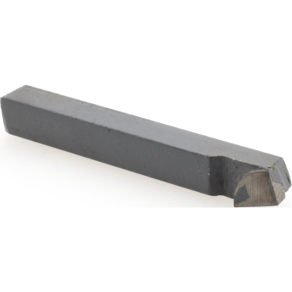 Single-Point Tool Bit: BL-4, 1/4" Shank Height, 1/4" Shank Width, C2 Solid Carbide Tip, Left Hand