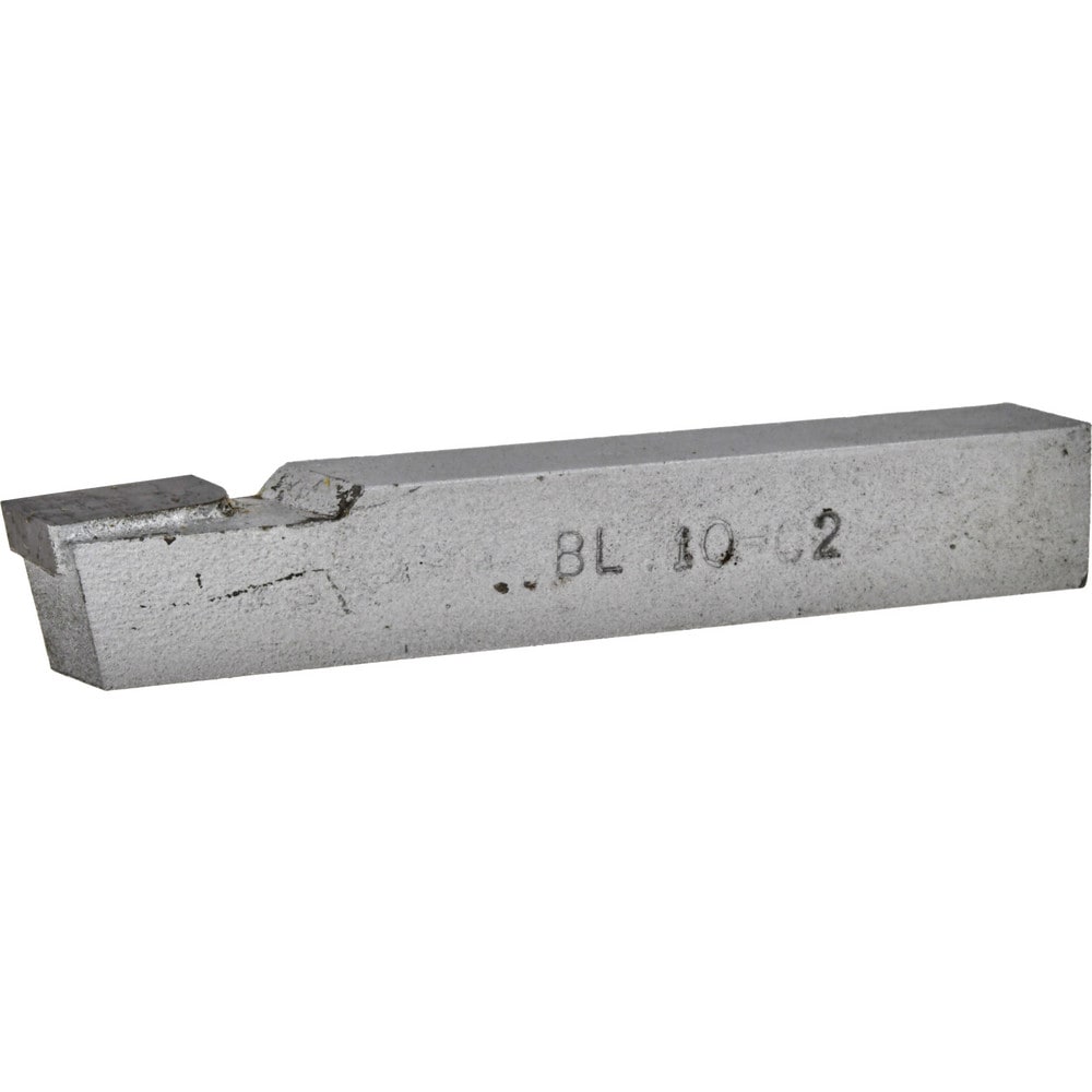 Single-Point Tool Bit: BL-10, 5/8" Shank Height, 5/8" Shank Width, C2 Solid Carbide Tip, Left Hand