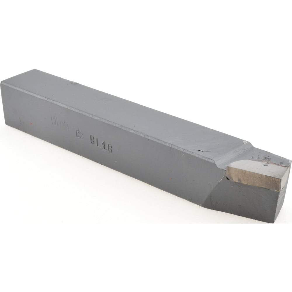 Single-Point Tool Bit: BL-16, 1" Shank Height, 1" Shank Width, C2 Solid Carbide Tip, Left Hand
