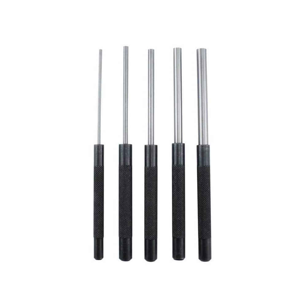 Mitutoyo 985-118 Drive Pin Punch Set, 5 Pieces, Steel