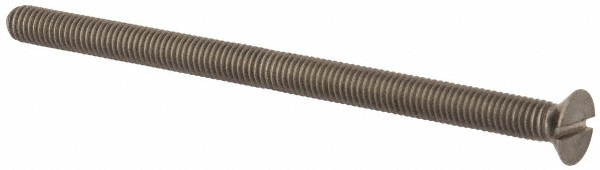 Value Collection M4SFM0050080CP Machine Screw: Flat Head, Slotted Image