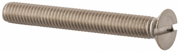 Value Collection M4SFM0060050CP Machine Screw: Flat Head, Slotted Image