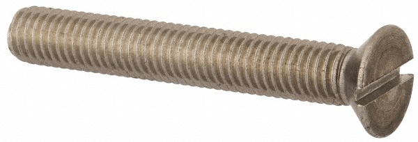 Value Collection M4SFM0080055CP Machine Screw: Flat Head, Slotted Image