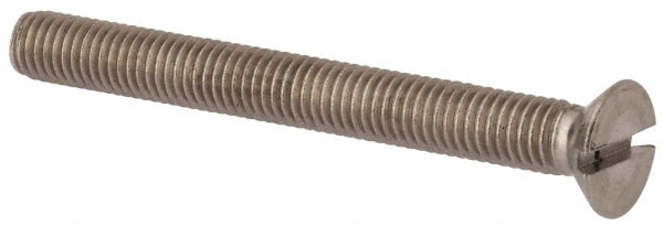 Value Collection M4SFM0080075CP Machine Screw: Flat Head, Slotted Image