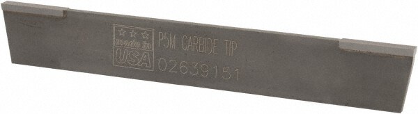 Made in USA P5M-MG Cutoff Blade: Parallel, 3/16" Wide, 7/8" High, 6" Long Image