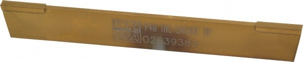 Made in USA P4M-MG-TIN Cutoff Blade: Parallel, 5/32" Wide, 11/16" High, 5" Long Image