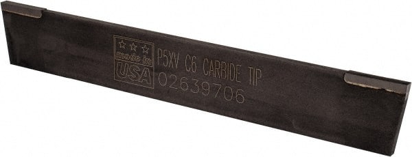 Empire P5XV Cutoff Blade: Parallel, 1/8" Wide, 7/8" High, 6" Long 