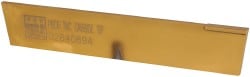 Made in USA P8-C6-TIN Cutoff Blade: Tapered, 3/16" Wide, 1-1/8" High, 6-1/2" Long Image