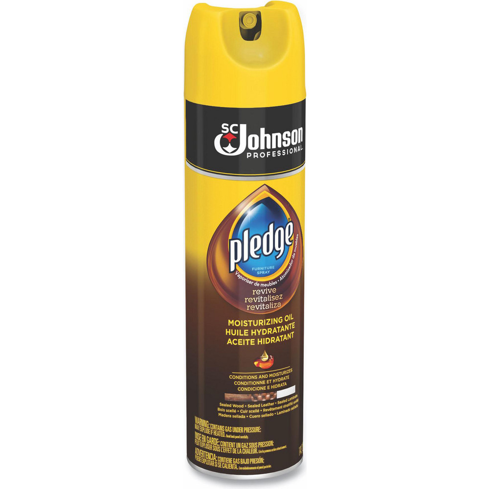 Pledge Pledge Moisturizing Oil Furniture Cleaner, 14.2 oz Aerosol Can, 6/case MSC Industrial