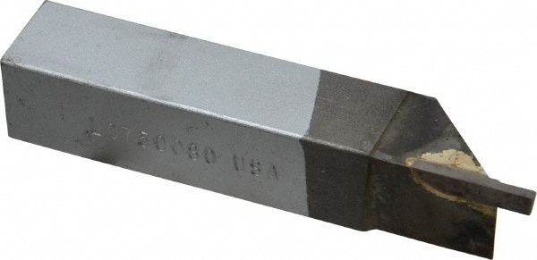 Accupro ACC-LC750080 Single Point Tool Bit: 3/4 Shank Width, 3/4 Shank Height, Micrograin Solid Carbide Tipped, LH, LC, Cut-Off & Grooving Image