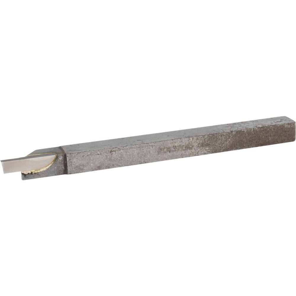 Single-Point Tool Bit: 7/16" Shank Height, 7/16" Shank Width, Solid Carbide Tip, Right Hand