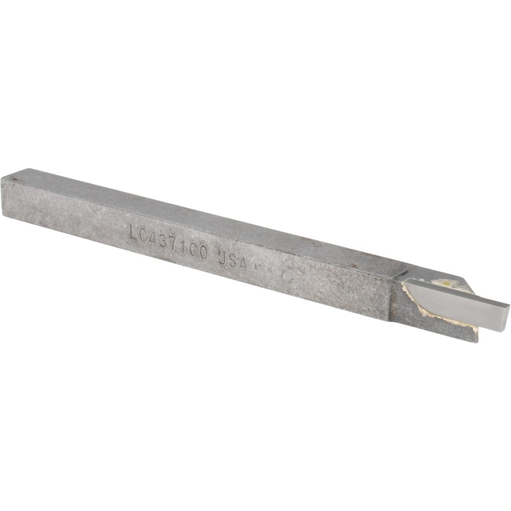 Single-Point Tool Bit: 7/16" Shank Height, 7/16" Shank Width, Solid Carbide Tip, Left Hand