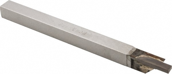 Single Point Tool Bit: 7/16'' Shank Width, 7/16'' Shank Height, Solid Carbide Tipped, RH, RC
