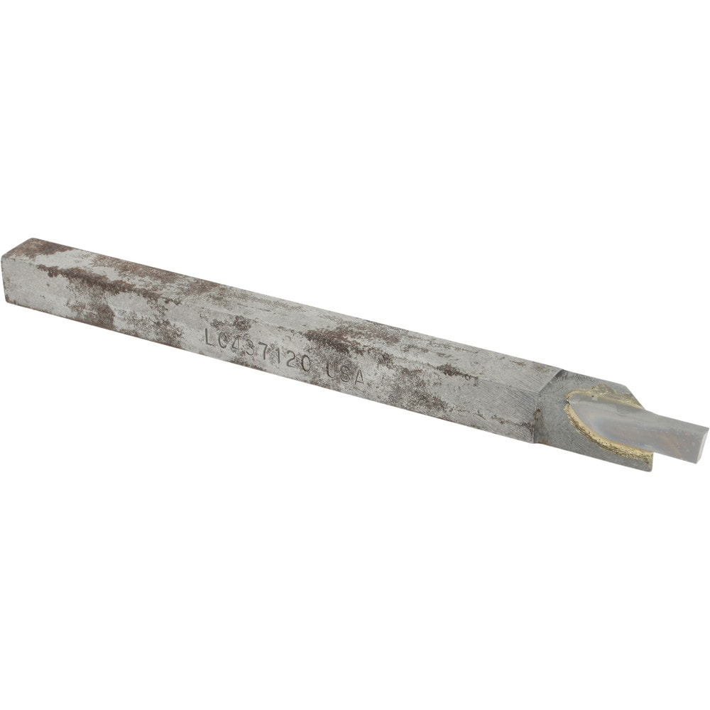 Single Point Tool Bit: 7/16'' Shank Width, 7/16'' Shank Height, Solid Carbide Tipped, LH, LC