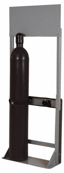 28" Long x 12" Wide x 72" High, Gas Two Cylinder Process Station Rack