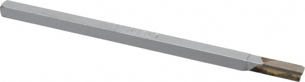 Single Point Tool Bit: 1/4'' Shank Width, 1/4'' Shank Height, Micrograin Solid Carbide Tipped, LH, LT, Turning