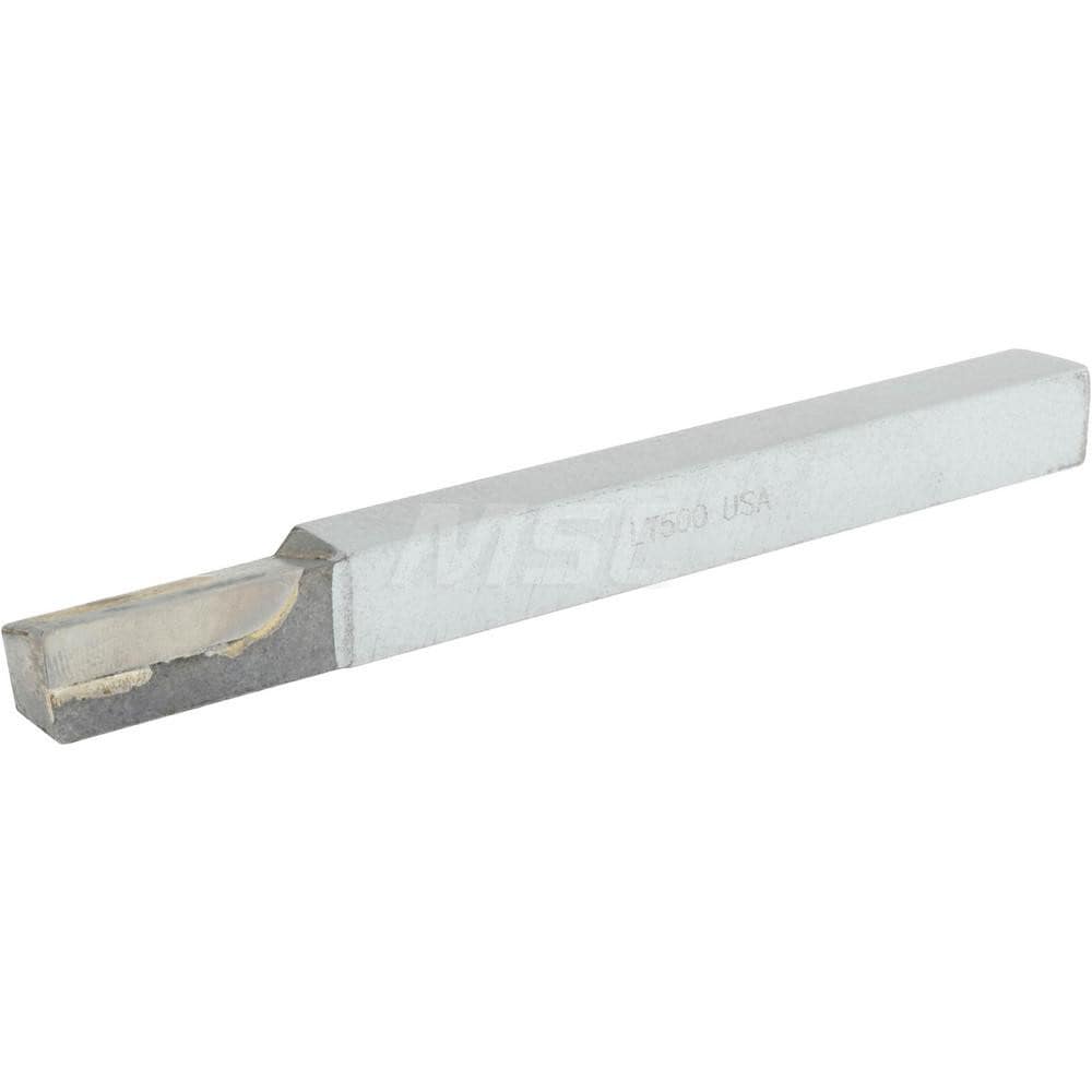 Single Point Tool Bit: 1/2'' Shank Width, 1/2'' Shank Height, Micrograin Solid Carbide Tipped, LH, LT, Turning