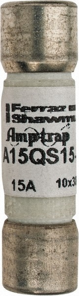 Cylindrical Fast-Acting Fuse: 15 A, 10.4 mm Dia