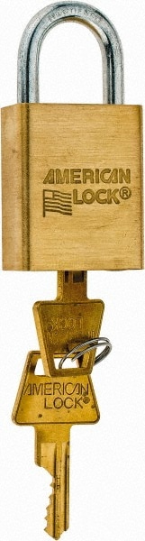 Padlock: Steel, Keyed Different, 1-1/2" Wide