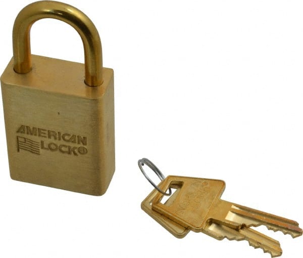 American Lock A40KAB 38576 Padlock: Steel, Keyed Alike, 1-1/2" Wide 