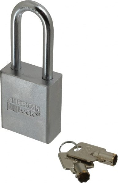 American Lock A7201 Padlock: Steel, 1-3/4" Wide 