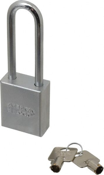 American Lock A7202 Padlock: Steel, 1-3/4" Wide 