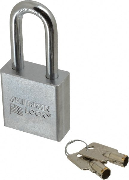 American Lock A7261 Padlock: Steel, 2" Wide 