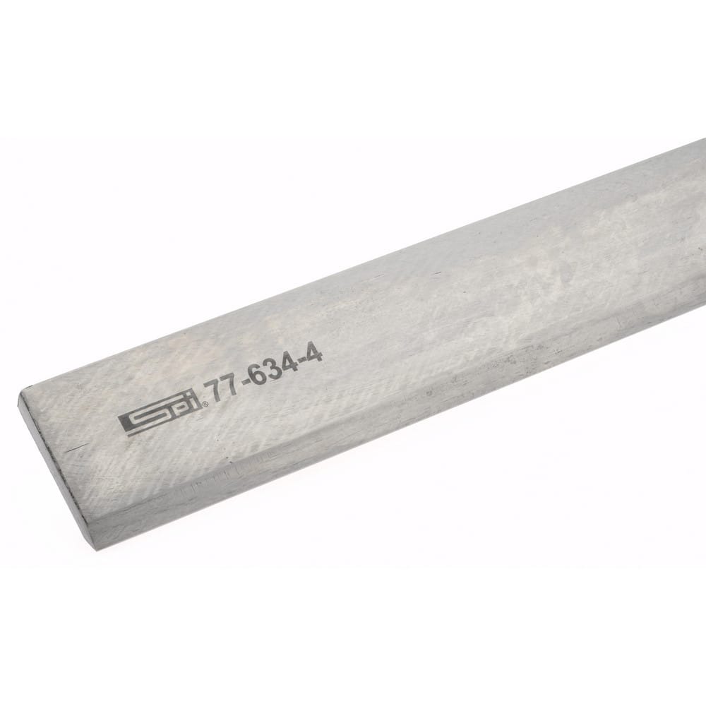 Beveled Straight Edge: 48" Long, 2-13/32" Wide, 3/8" Thick